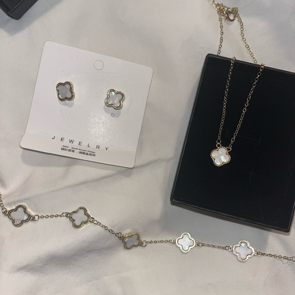 Clover jewelry set